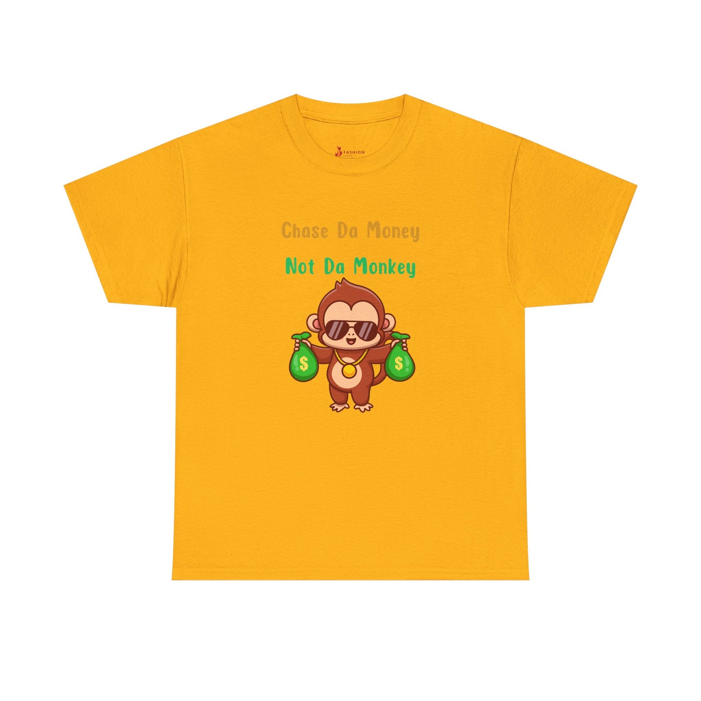Chase Da Money Unisex Heavy Cotton Tee - Fun & Playful Graphic Shirt
