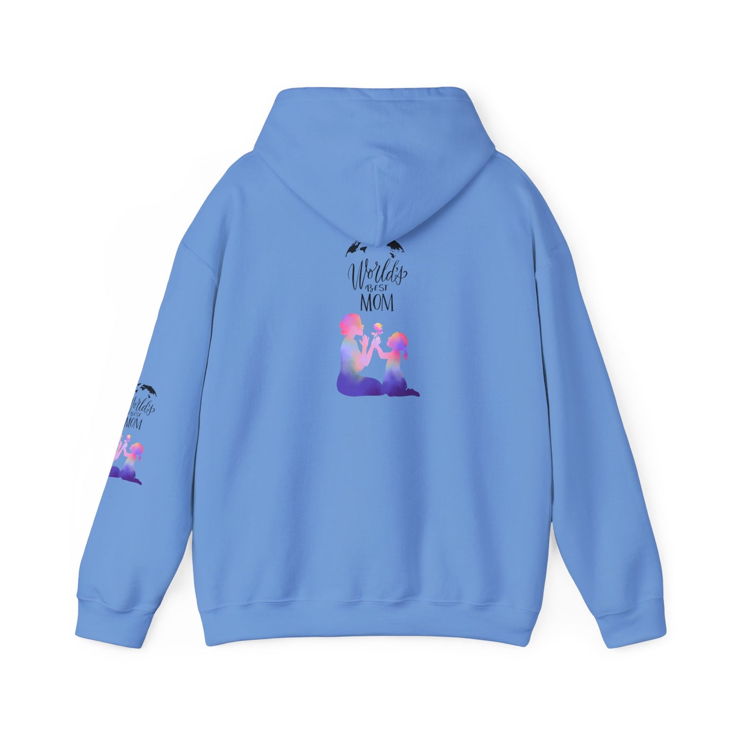 World's Best Mom Hoodie - Cozy Gift for Mother's Day, Birthdays, Family Gatherings, Casual Wear, Comfy Sweatshirt