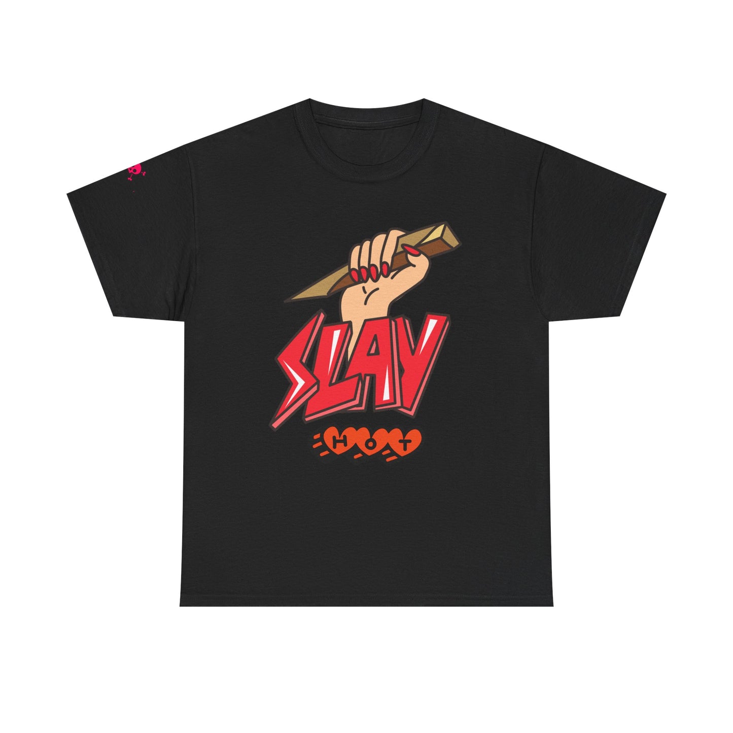 Slay Graphic Unisex Heavy Cotton Tee | Bold Statement Shirt, Casual Wear, Trendy Outfit, Gift for Her, Streetwear Style