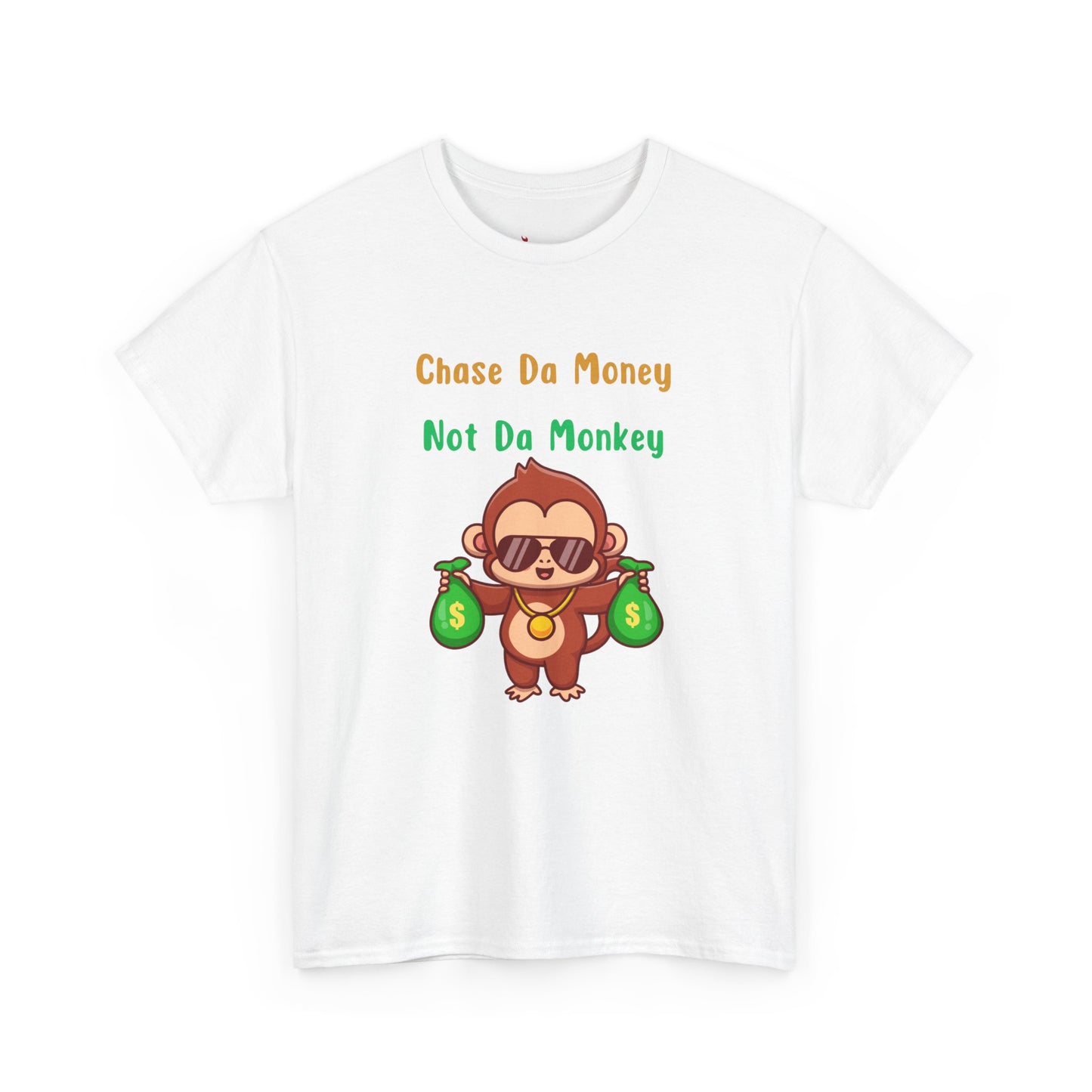Chase Da Money Unisex Heavy Cotton Tee - Fun & Playful Graphic Shirt