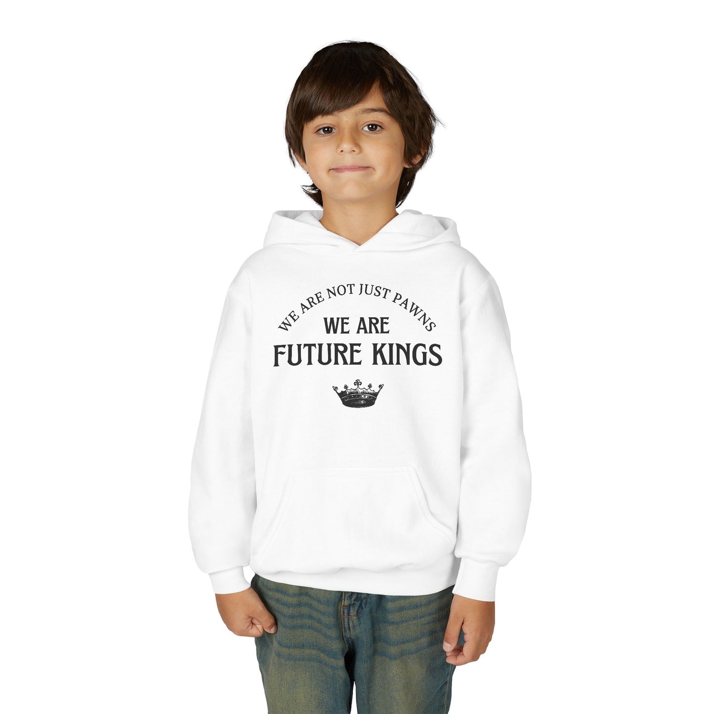 Future Kings Youth Hoodie - Empowering Sweatshirt for Young Leaders, Perfect for Birthdays, Casual Wear, Gifts, and Celebrations