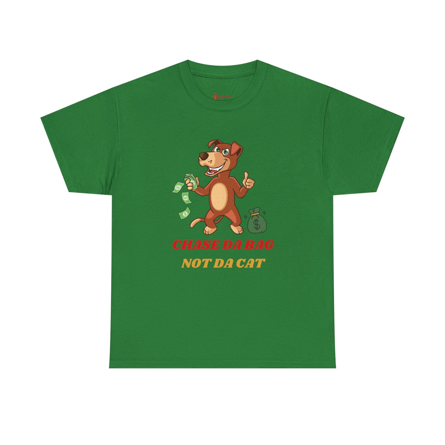 Chase Da Bag Unisex Heavy Cotton Tee - Fun Graphic Tee for Motivated Individuals