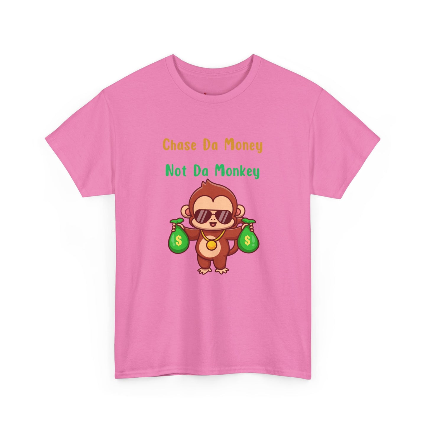 Chase Da Money Unisex Heavy Cotton Tee - Fun & Playful Graphic Shirt