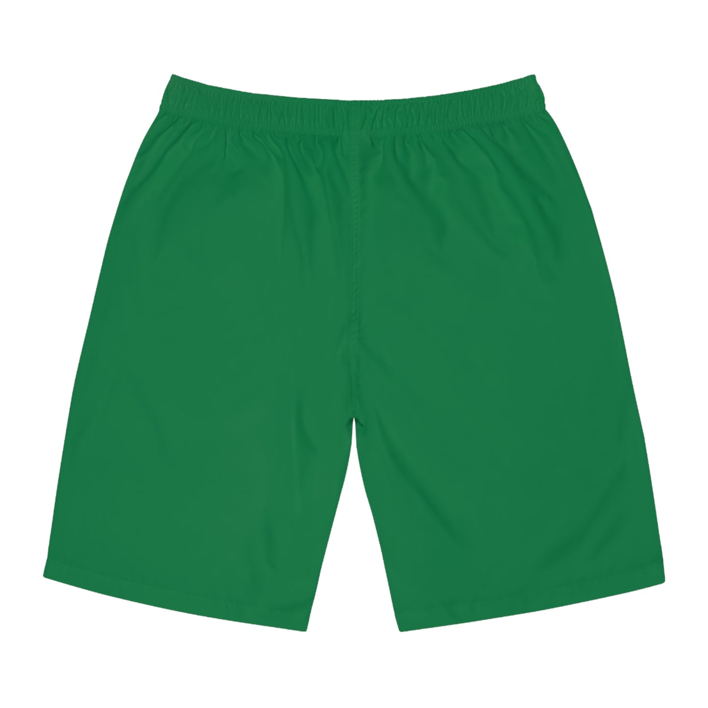 Dark greenWhite Board Shorts - Power Tiger Design for Beach and Pool