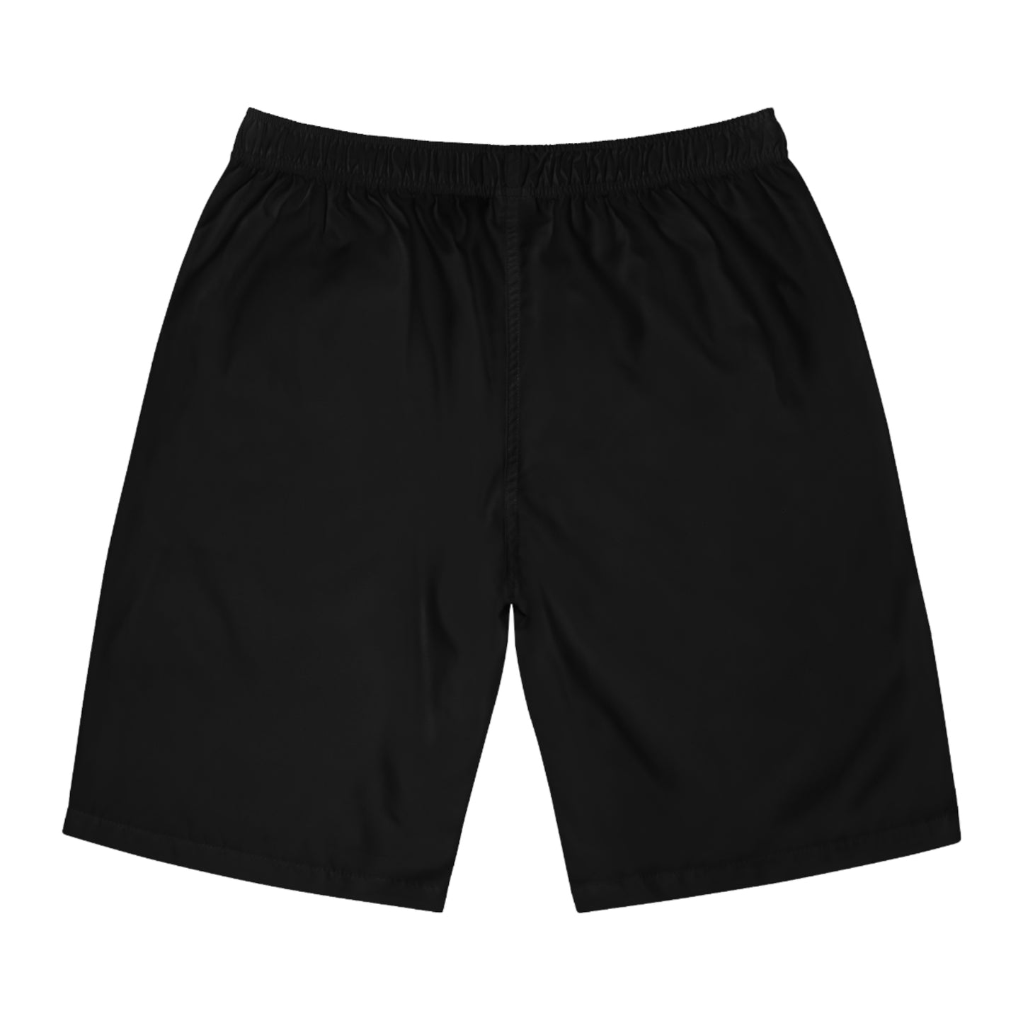 Black Board Shorts - Power Tiger Design for Beach and Pool