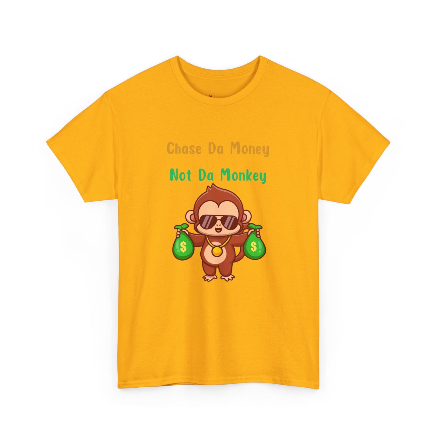 Chase Da Money Unisex Heavy Cotton Tee - Fun & Playful Graphic Shirt