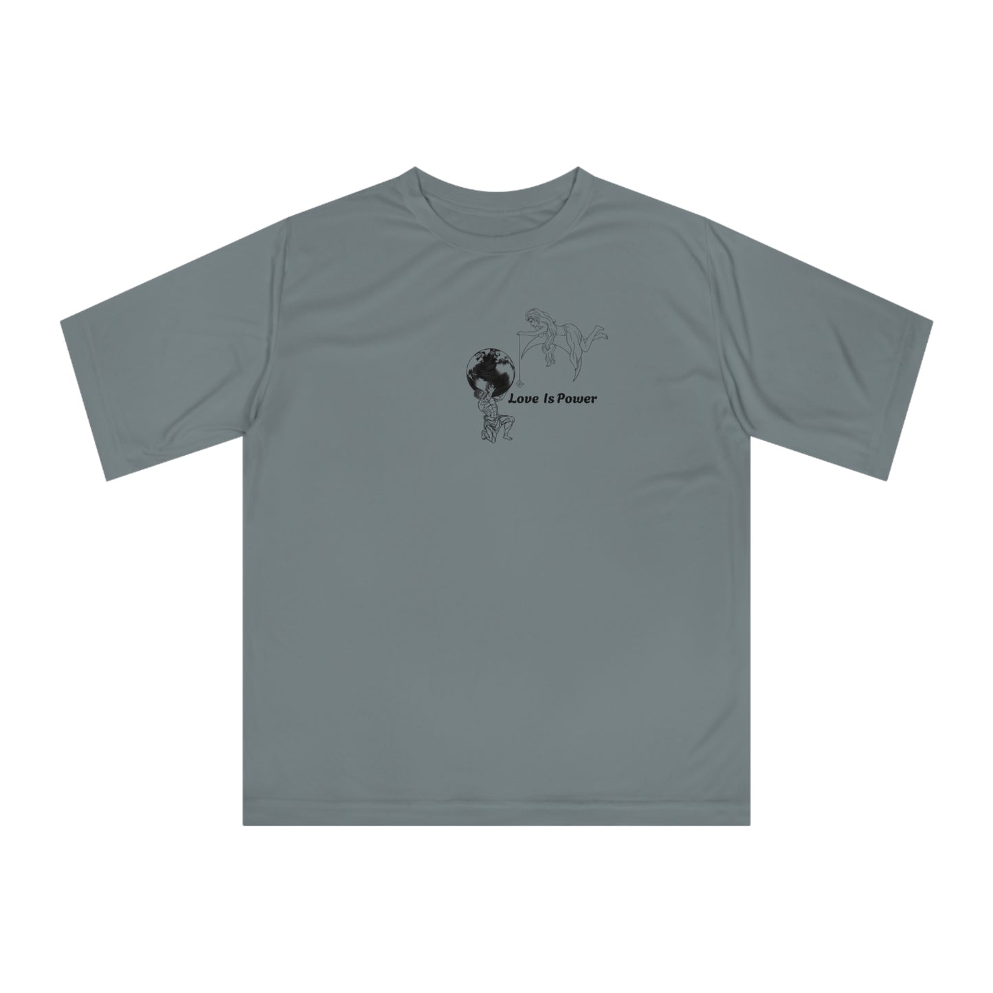 Love is power summer tee active wear ..