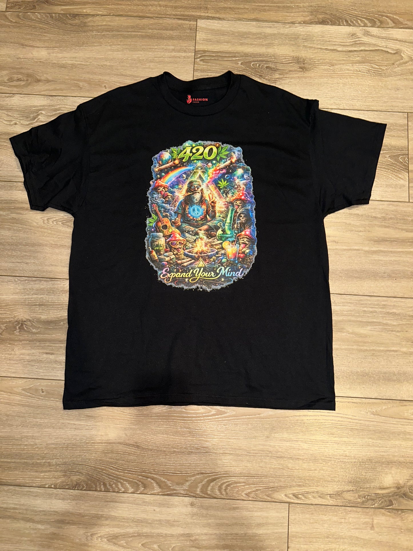 4/20Fuego expand your mindTee